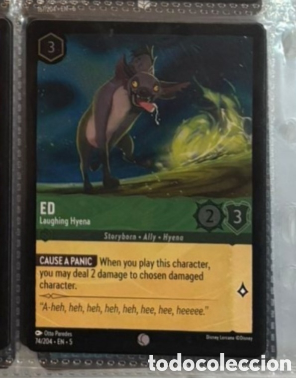 Colecionismo Cromos antigos: ED Carta set LORCANA TCG