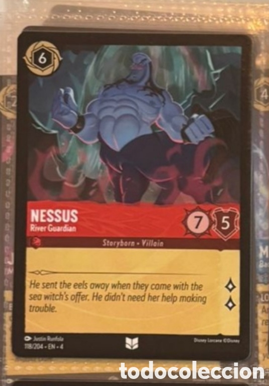 Colecionismo Cromos antigos: NESSUS Carta set LORCANA TCG
