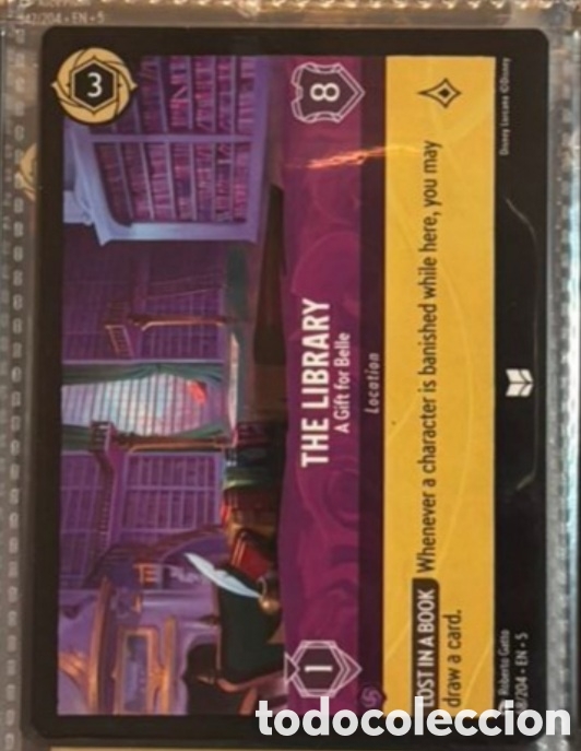 Colecionismo Cromos antigos: THE LIBRARY Carta set LORCANA TCG