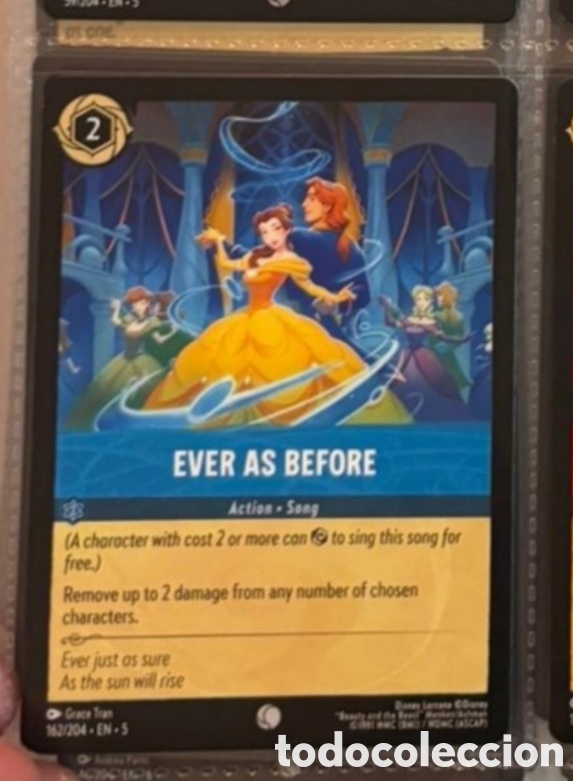 Colecionismo Cromos antigos: EVER AS BEFORE Carta set LORCANA TCG