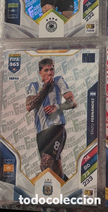 Collezionismo Figurine antiche: ENZO FERN&Aacute;NDEZ argentina Carta FIFA 365 Road to FIFA World Cup