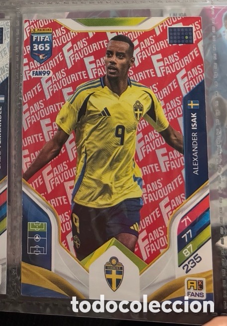 Collezionismo Figurine antiche: ISAK SUECIA Carta FIFA 365 Road to FIFA World Cup
