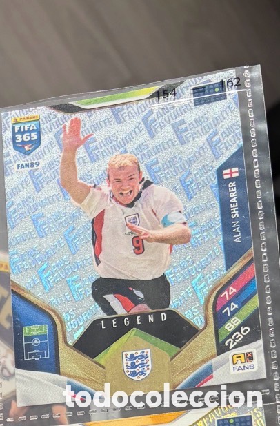 Collezionismo Figurine antiche: ALAN SHEARER INGLATERRA LEGEND Carta FIFA 365 Road to FIFA World Cup