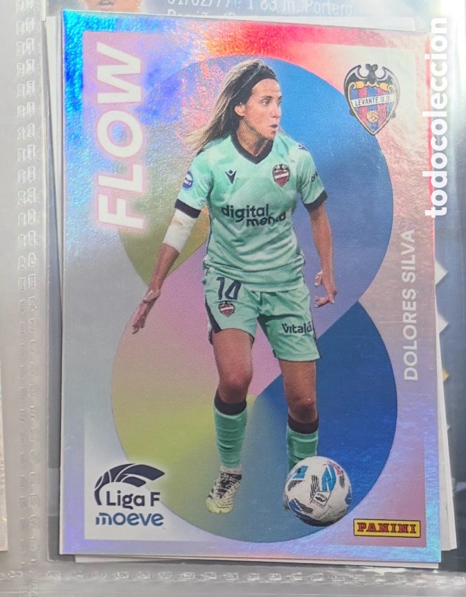 Collectable Antique Stickers: DOLORES SILVA LEVANTE FLOW STICKER CROMO LIGA F MOEVE