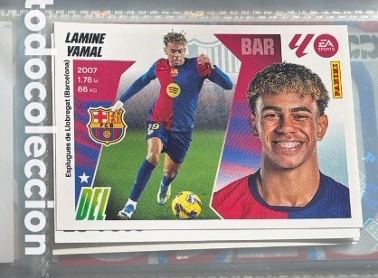 Collectable Antique Stickers: LAMINE YAMAL FC BARCELONA Panini La Liga Este 2025 2026