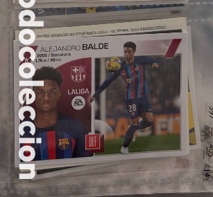 Collectable Antique Stickers: BALDE FC BARCELONA Panini La Liga Este 2023 2024