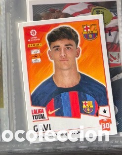 Sammeln alte Sammelbilder: CROMO STICKER LALIGA TOTAL 2022 2023 81 GAVI FC BARCELONA