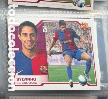 Sammeln alte Sammelbilder: SYLVINHO FC BARCELONA Panini Liga Este 2007-2008