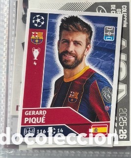 Sammeln alte Sammelbilder: PIQUE STICKER CROMO FC BARCELONA Topps UEFA Champions League 2020-21