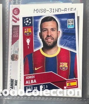 Sammeln alte Sammelbilder: JORDI ALBA STICKER CROMO FC BARCELONA Topps UEFA Champions League 2020-21