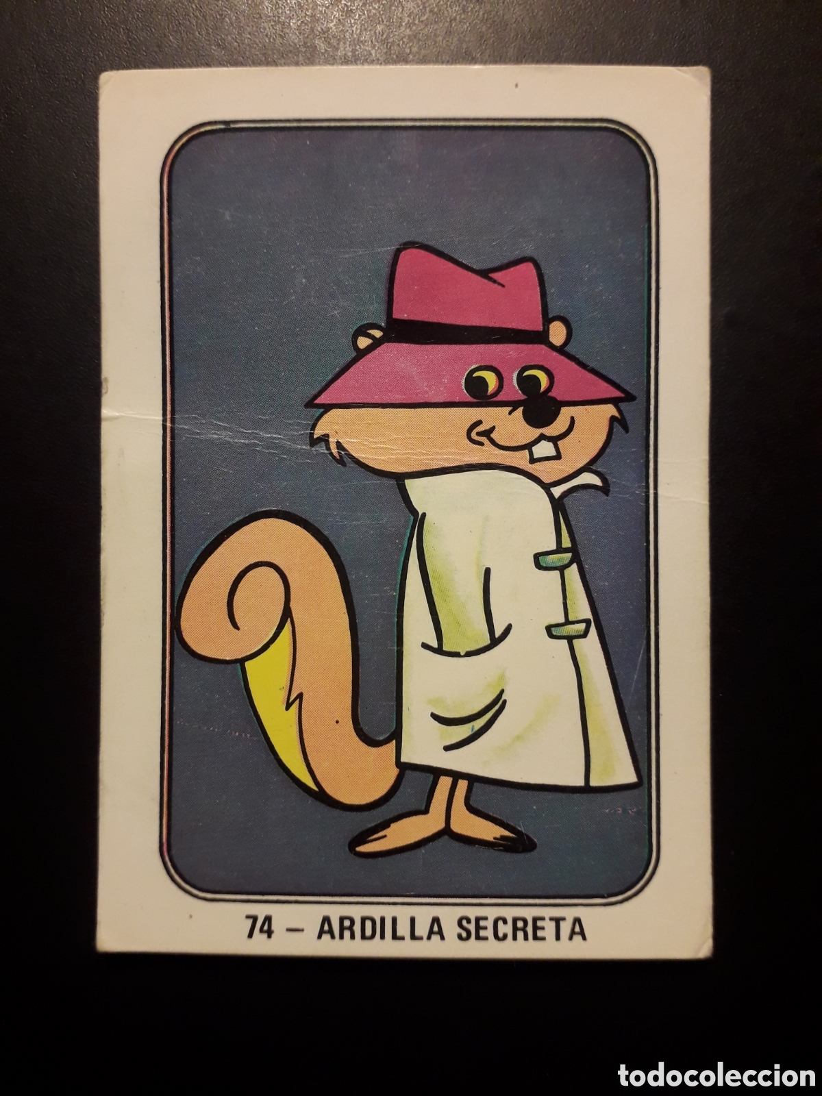 Collectable Antique Stickers: ARDILLA SECRETA, FESTIVAL HANNA BARBERA FHER 1971 N&deg; 74 SIN PEGAR. PEDIDO M&Iacute;NIMO 3&euro;