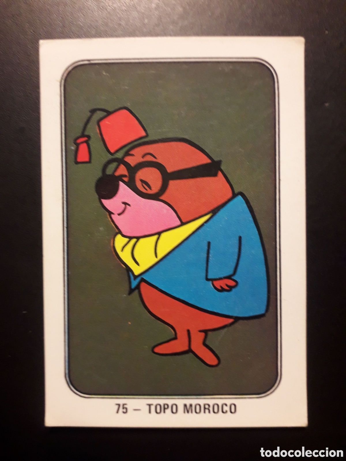 Collectable Antique Stickers: TOPO MOROCO, FESTIVAL HANNA BARBERA FHER 1971 N&deg; 75 SIN PEGAR. PEDIDO M&Iacute;NIMO 3&euro;