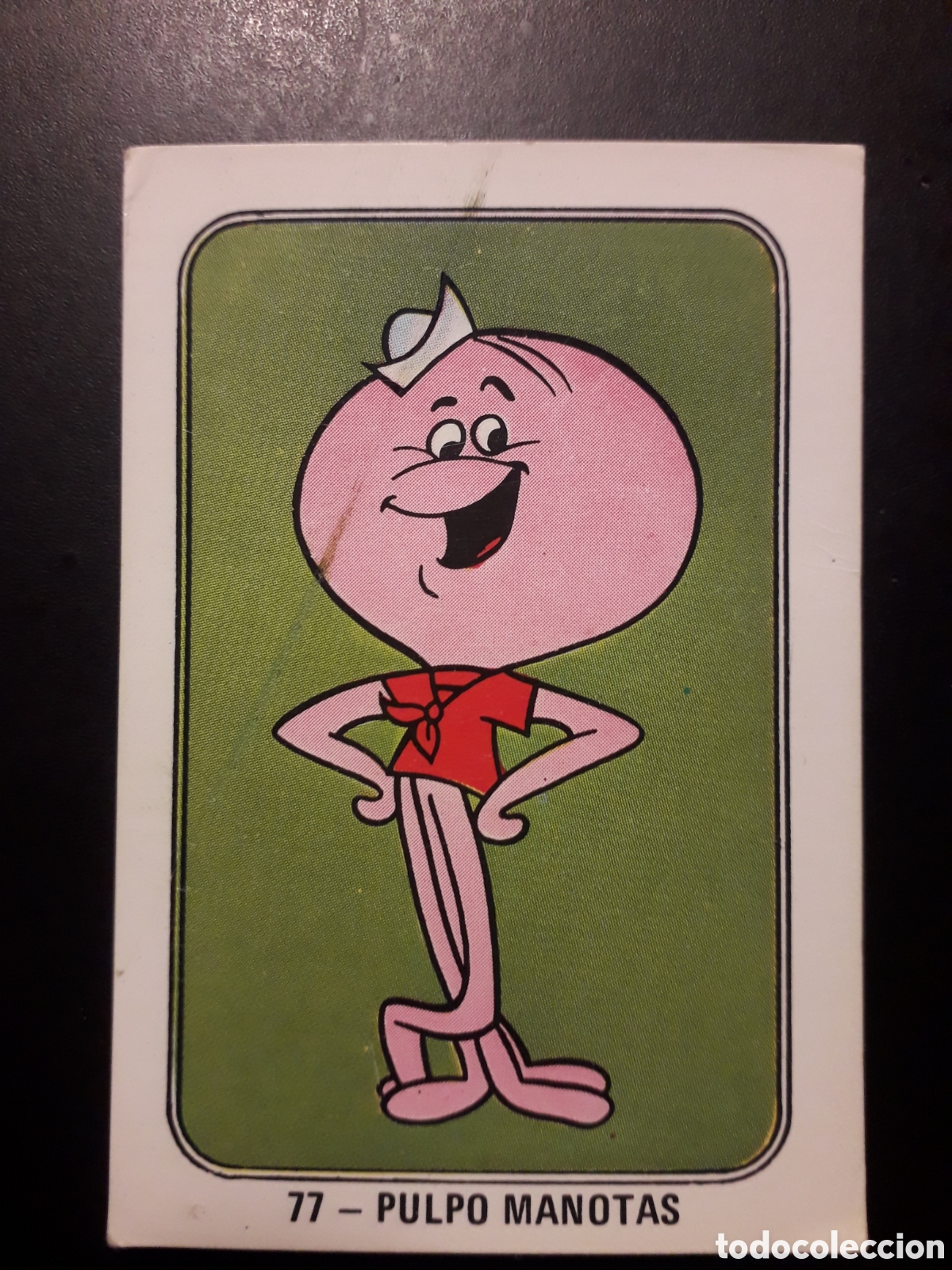 Collectable Antique Stickers: PULPO MANOTAS, FESTIVAL HANNA BARBERA FHER 1971 N&deg; 77 SIN PEGAR. PEDIDO M&Iacute;NIMO 3&euro;