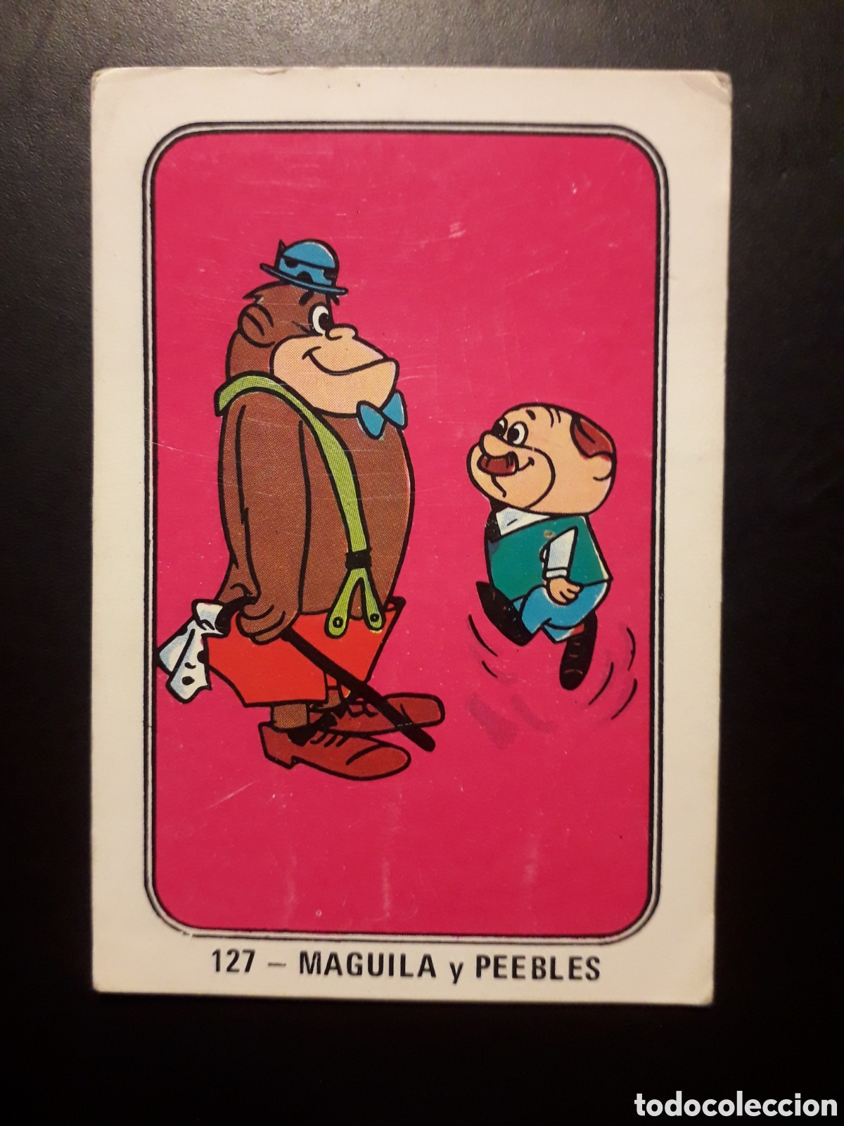 Collectionnisme Cartes &agrave; collectionner anciennes: GORILA MAGUILA Y SR PEEBLES FESTIVAL HANNA BARBERA FHER 1971 N&deg; 127 SIN PEGAR. PEDIDO M&Iacute;NIMO 3&euro;.