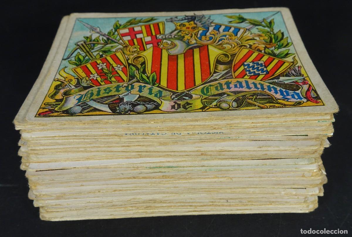 Collectable Antique Stickers: LOTE DE 139 CROMOS HISTORIA DE CATALUNYA ,CHOCOLATES JUNCOSA, DIFERENTES SIN PEGAR, VER FOTOS