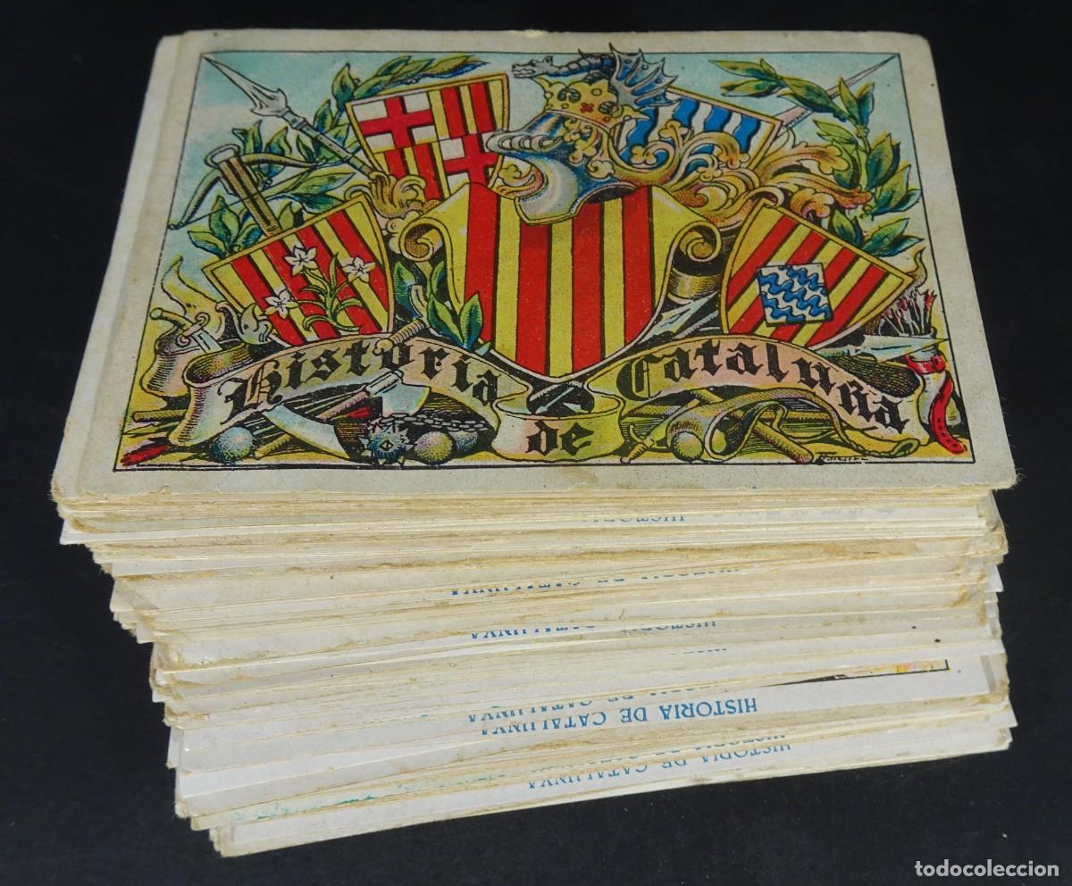 Collectable Antique Stickers: LOTE DE 158 CROMOS HISTORIA DE CATALUNYA ,CHOCOLATES JUNCOSA, DIFERENTES SIN PEGAR, VER FOTOS