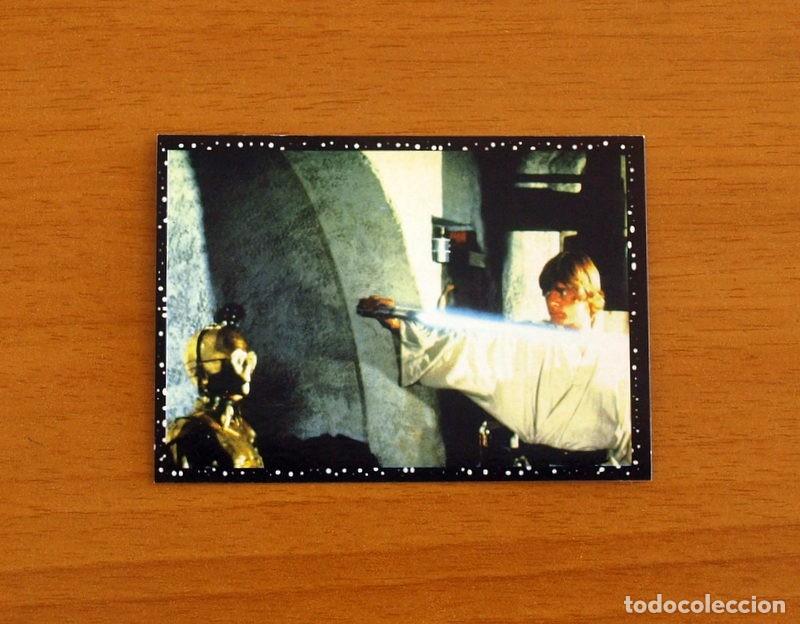 Coleccionismo Cromos antiguos: Star Wars - N&ordm; 12 - Editorial Panini A&ntilde;o 1996 - Cromo Adhesivo Nunca Pegado