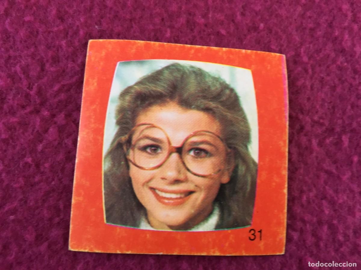 Sammeln alte Sammelbilder: PEGATINA CROMO ADHESIVO UN DOS TRES 1 2 3 ---- NUMERO 31 - VICTORIA ABRIL