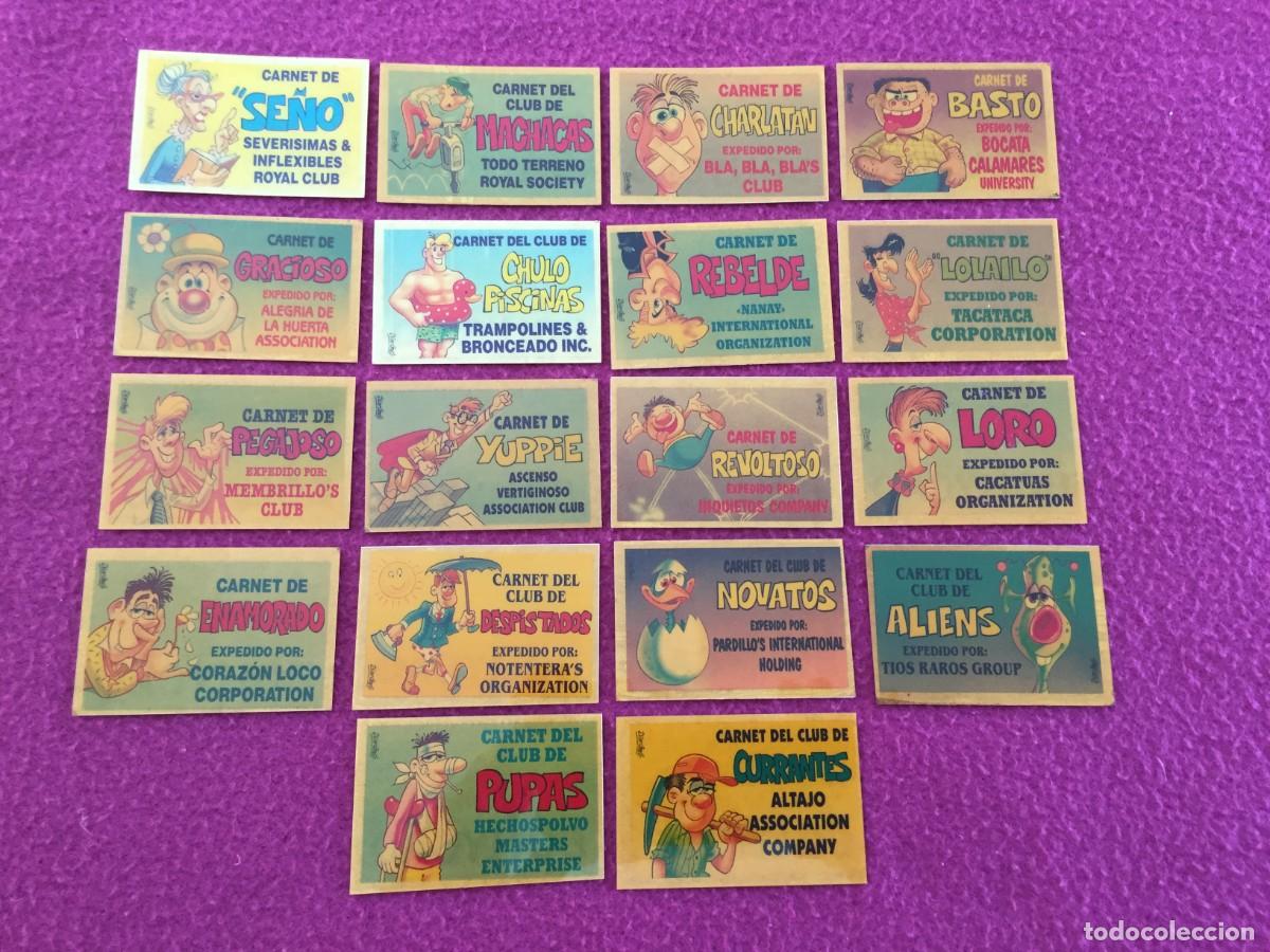 Colecionismo Cromos antigos: Lote De 18 Cromos/ Pegatinas Bolly-Carnet distintos De Bollycao con trasera - Ver fotos