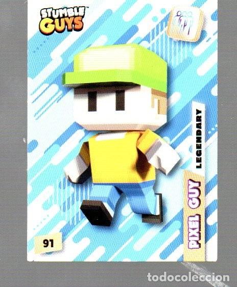 Collectionnisme Cartes &agrave; collectionner anciennes: CROMOS DE STUMBLE GUYS DE PANINI DEL A&Ntilde;O 2023 N&ordm; 91 PIXEL GUY