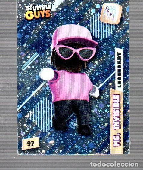 Collectable Antique Stickers: CROMOS DE STUMBLE GUYS DE PANINI DEL A&Ntilde;O 2023 N&ordm; 97 MR. INVISIBLE