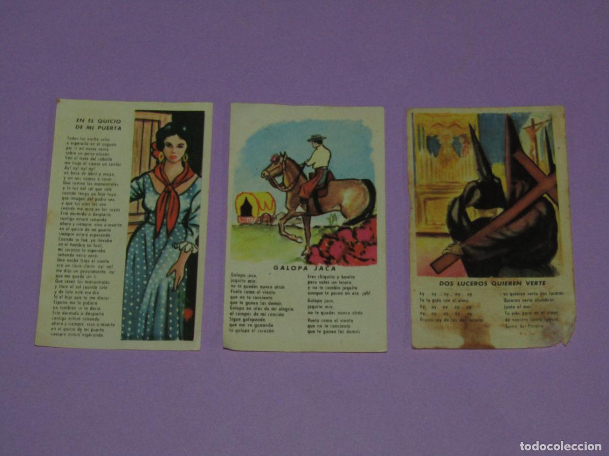 Coleccionismo Cromos antiguos: Cromos &Aacute;lbum TUS CANCIONES Y SUS INT&Eacute;RPRETES de Chocolates Blanco y Negro, San Jorge y Doria, Alcoy