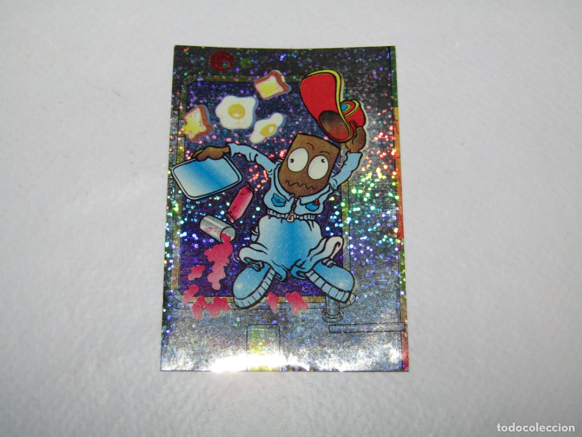 Coleccionismo Cromos antiguos: Antiguo Cromo n&ordm; 3 de la Colecci&oacute;n TRONKITOS LASER ESPACIALES Obsequio de PANRICO