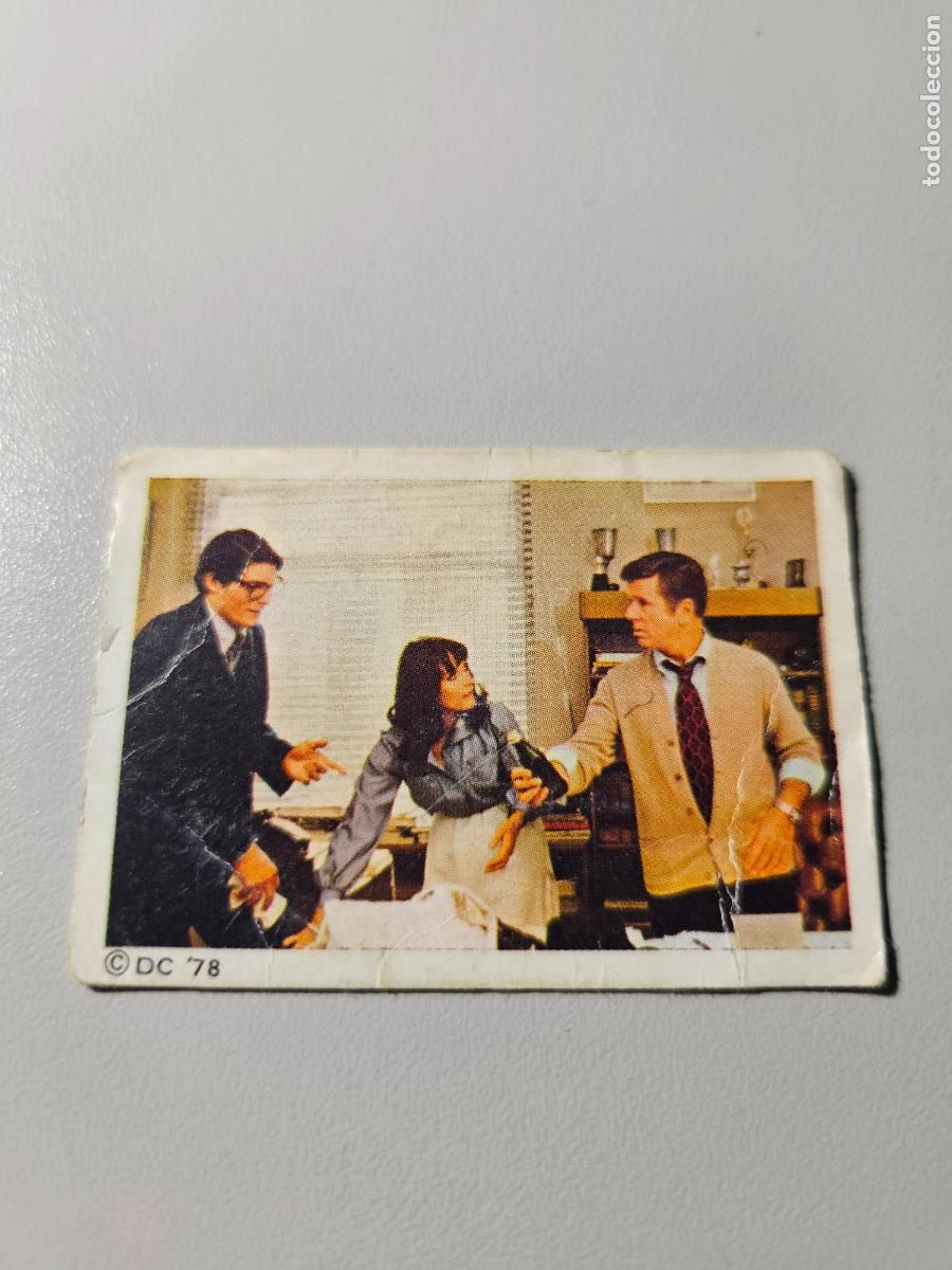 Collectable Antique Stickers: &Aacute;lbum Superman The Movie, cromo 88 / Editorial Fher, 1979 / recuperado
