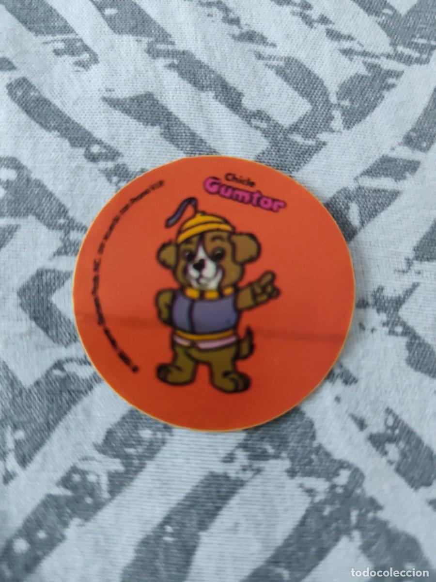 Coleccionismo Cromos antiguos: CROMO SIN PEGAR REDONDO ADHESIVO CHICLE GUMTAR 1985 HANNA BARBERA The Biskitts SPINNER CHEWING GUM