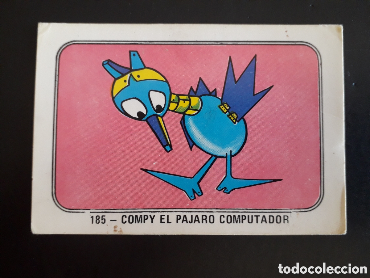 Coleccionismo Cromos antiguos: COMPY, P&Aacute;JARO COMPUTADOR, FESTIVAL HANNA BARBERA FHER 1971 N&deg; 185 SIN PEGAR. PEDIDO M&Iacute;NIMO 3&euro;