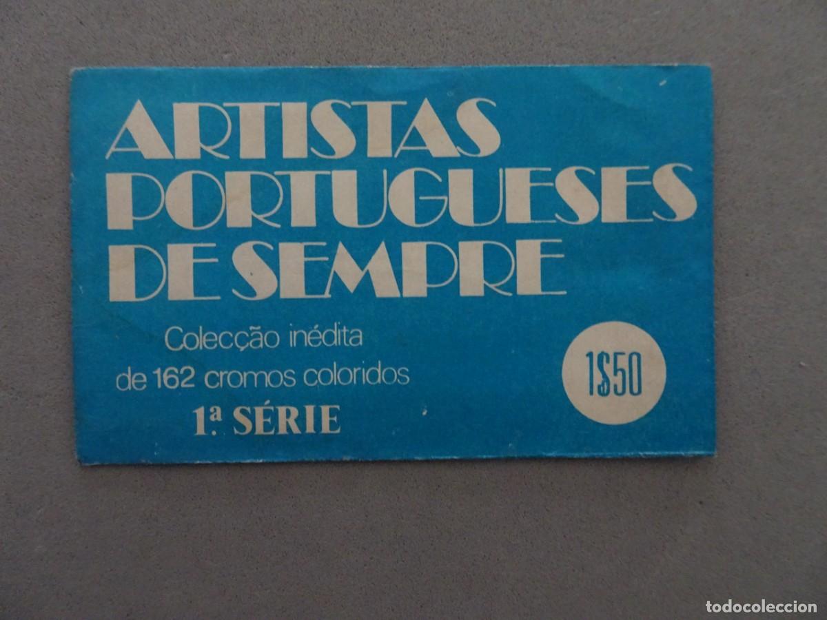 Collectionnisme Cartes &agrave; collectionner anciennes: Sobre cromos sin abrir - cartera cromos cerrada - Artistas Portugueses sempre - Coleccion portuguesa