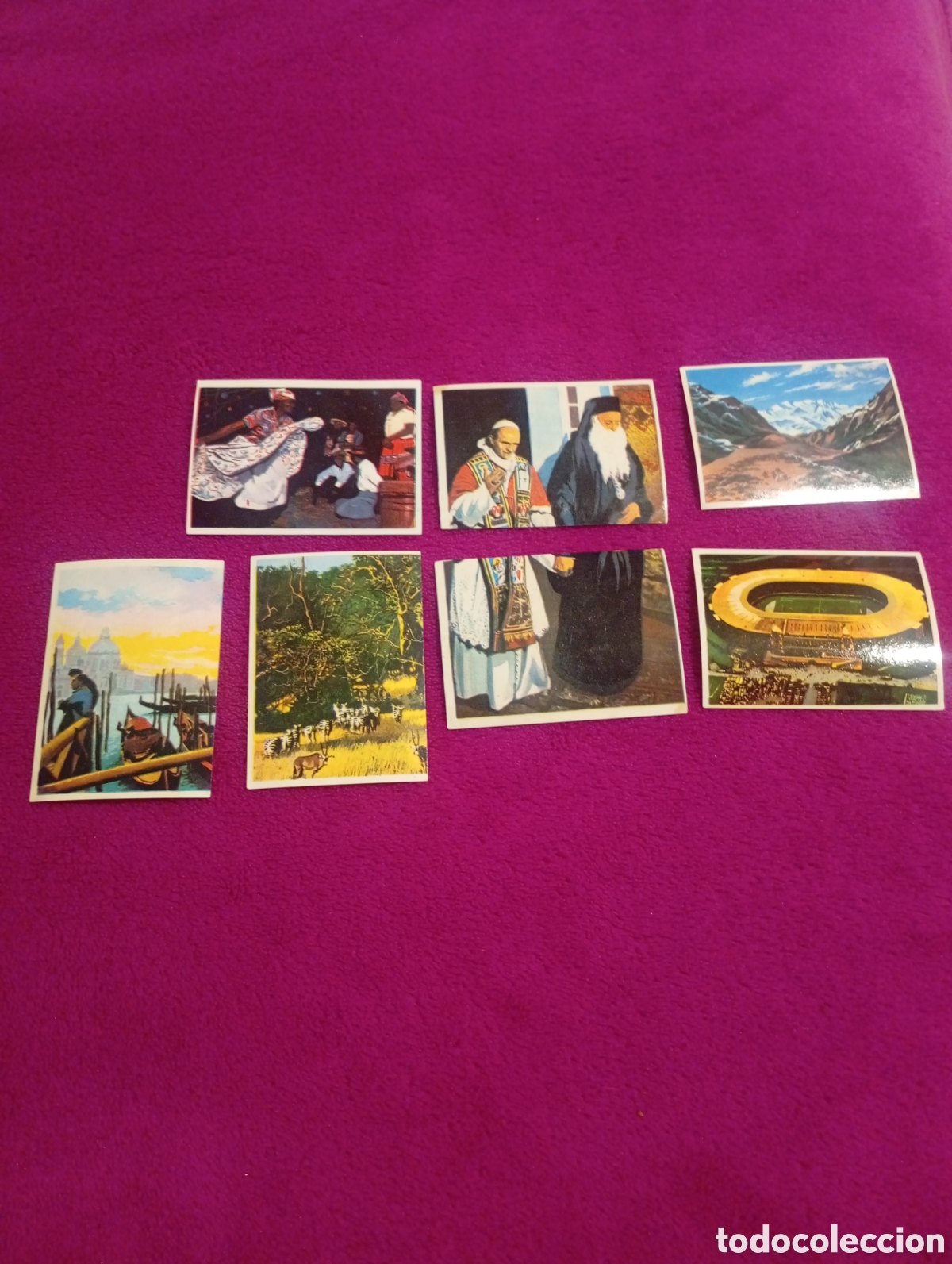 Collectionnisme Cartes &agrave; collectionner anciennes: Cromos de la colecci&oacute;n La vuelta al mundo con BIMBO (7)