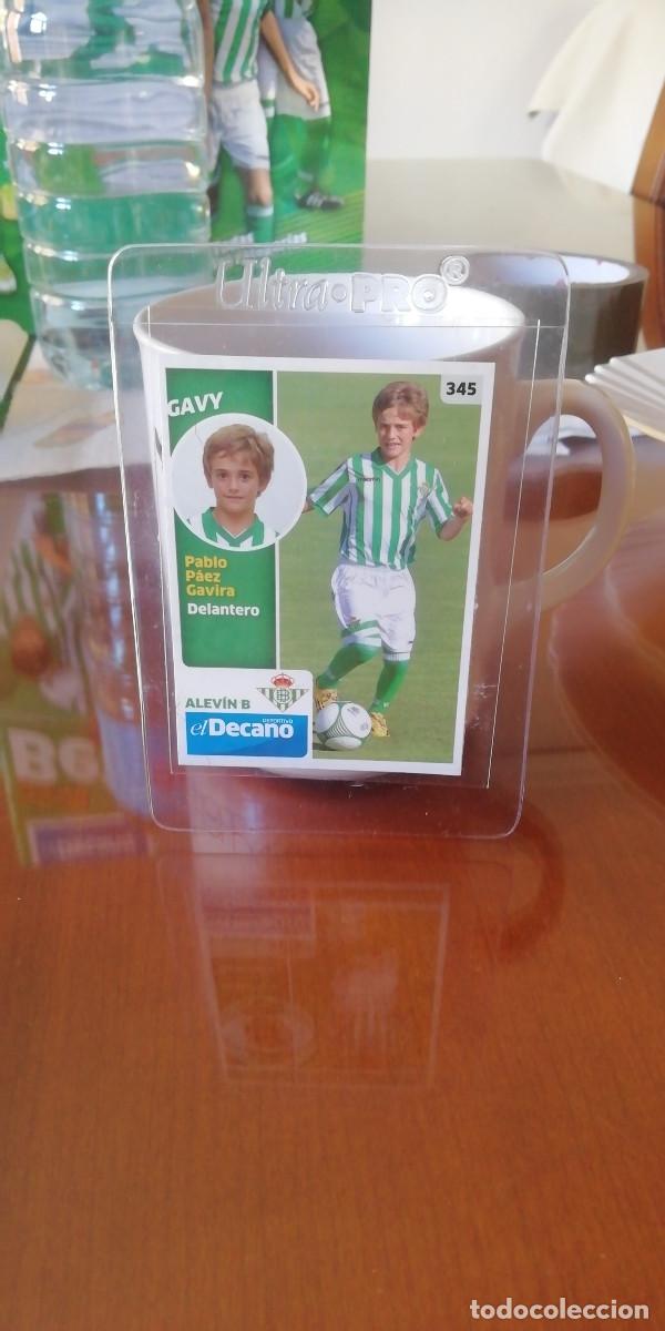 Collectionnisme Cartes &agrave; collectionner anciennes: CROMO GAVI REAL BETIS ALEVIN