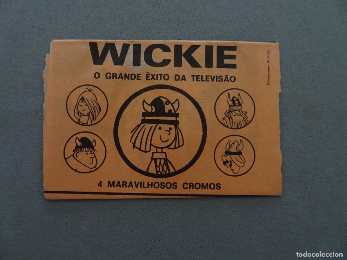 Coleccionismo Cromos antiguos: Sobre cromos sin abrir - cartera cromos cerrada - Vickie Wickie - Coleccion portuguesa