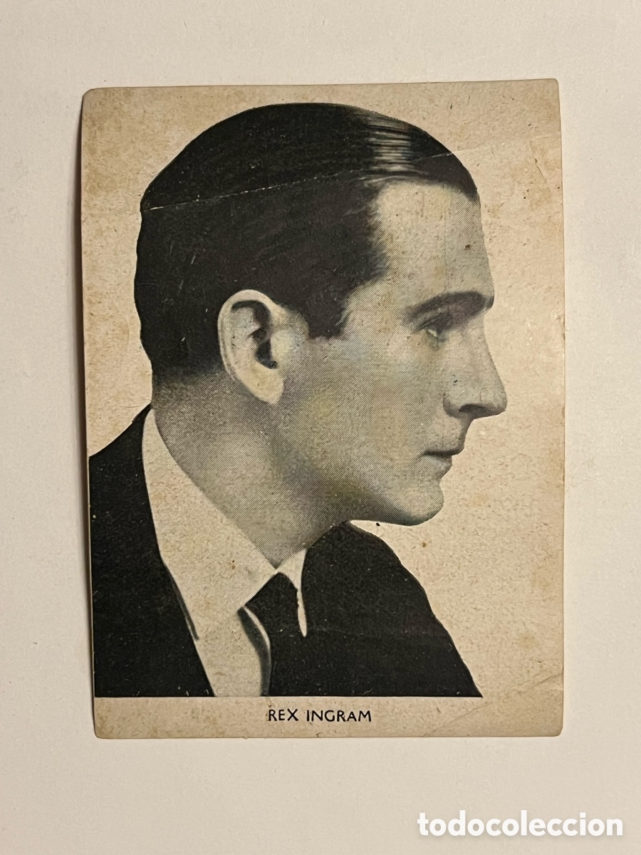 Coleccionismo Cromos antiguos: REX INGRAM.. Siluetas del Cine. S/A No.20, Casa Bastida, Barcelona (10x7)