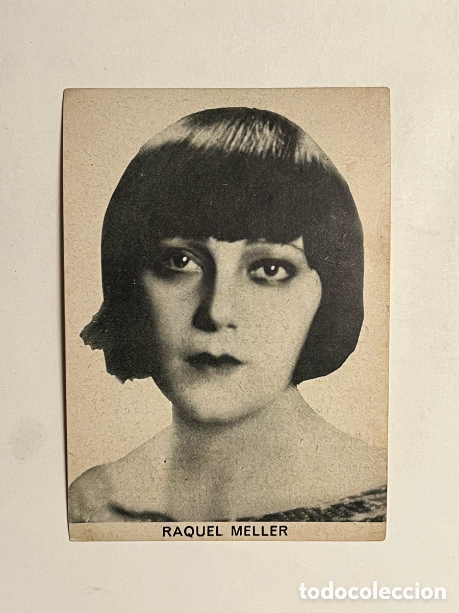 Coleccionismo Cromos antiguos: RAQUEL MELLER.. Siluetas del Cine. S/A No.14, Casa Bastida, Barcelona (10x7)