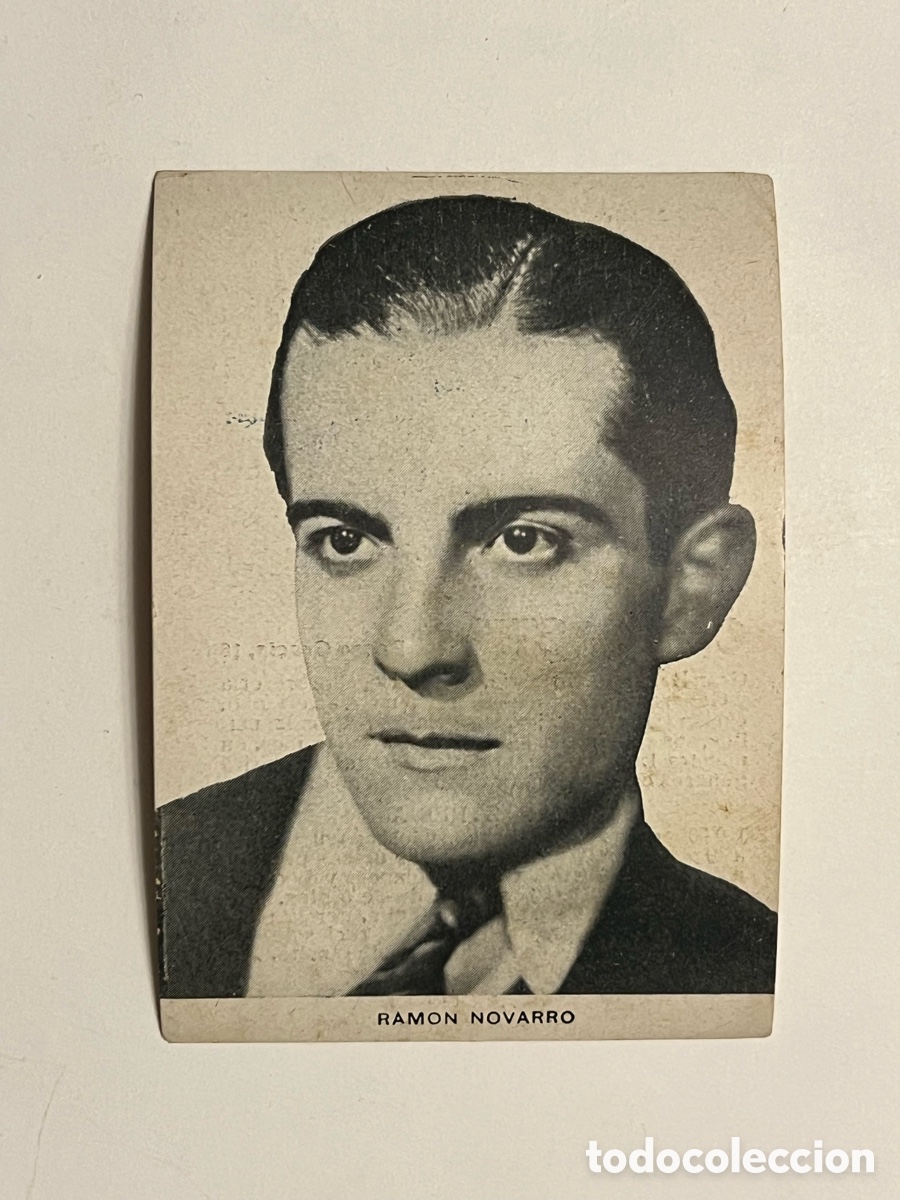 Coleccionismo Cromos antiguos: RAMON NOVARRO.. Siluetas del Cine. S/A No.5, Casa Bastida, Barcelona (10x7)