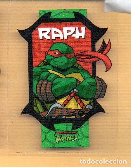 Coleccionismo Cromos antiguos: CROMO LAMINCARDS DE EDIBAS NINJA N&ordm; 004 DE RAPHAEL PLASTICO
