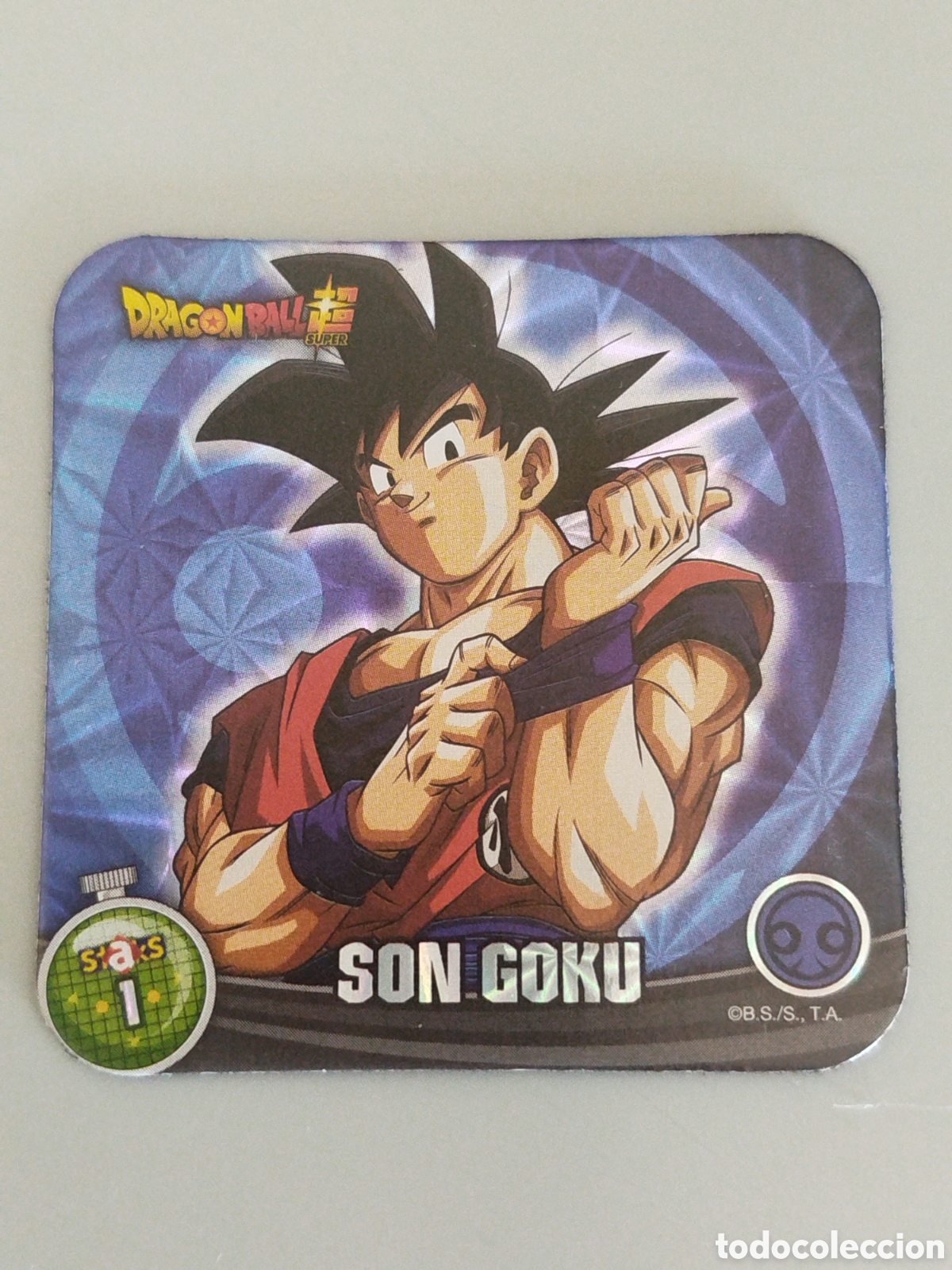 Coleccionismo Cromos antiguos: STAKS DRAGON STAKS DRAGON BALL Z - SON GOKU - N&ordm; 001 / 1 - PANINI - IMAN (N7B1)