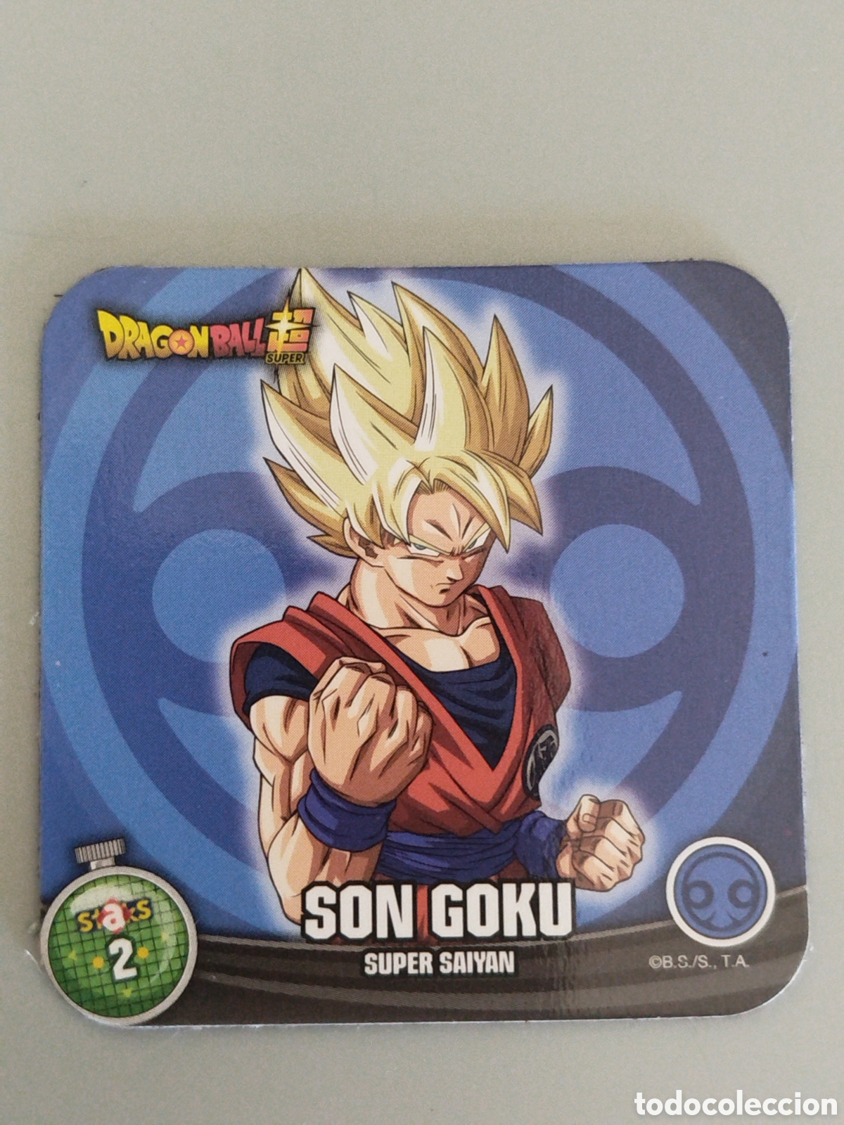 Coleccionismo Cromos antiguos: STAKS DRAGON STAKS DRAGON BALL Z - SON GOKU - N&ordm; 002 / 2 - PANINI - IMAN (N7B1)
