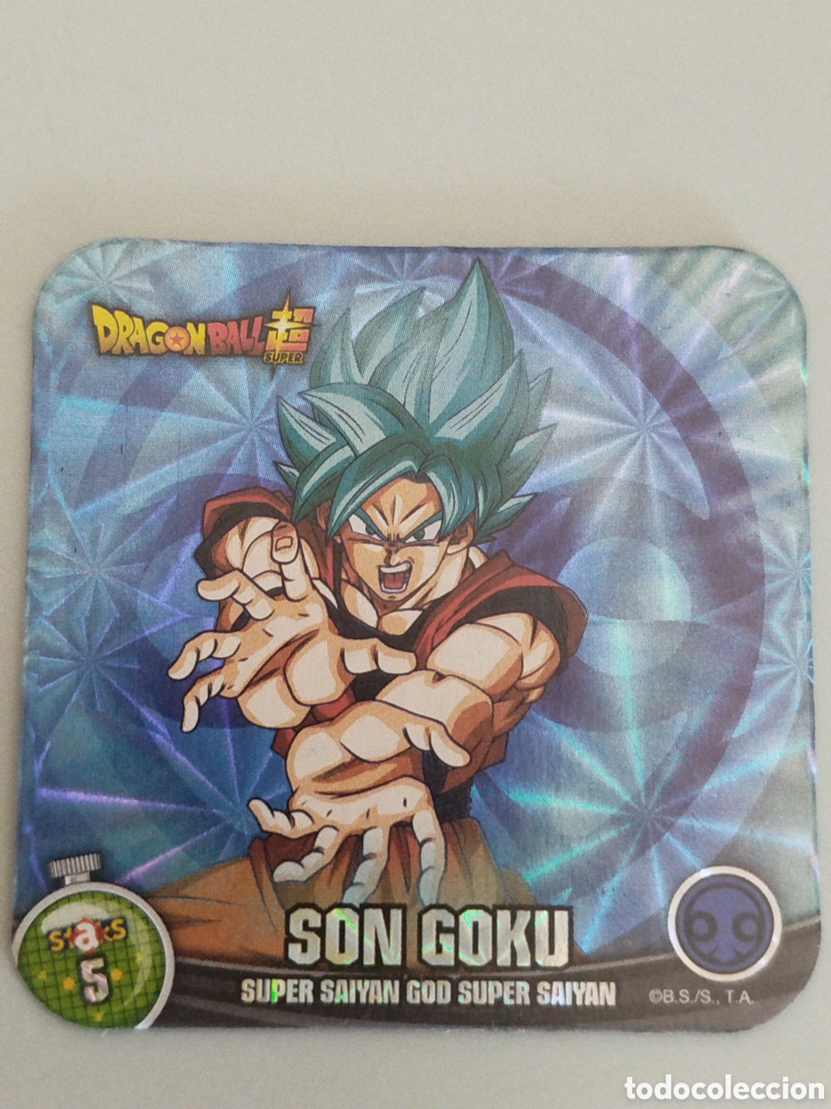 Coleccionismo Cromos antiguos: STAKS DRAGON STAKS DRAGON BALL Z - SON GOKU - N&ordm; 005 / 5 - PANINI - IMAN (N7B1)