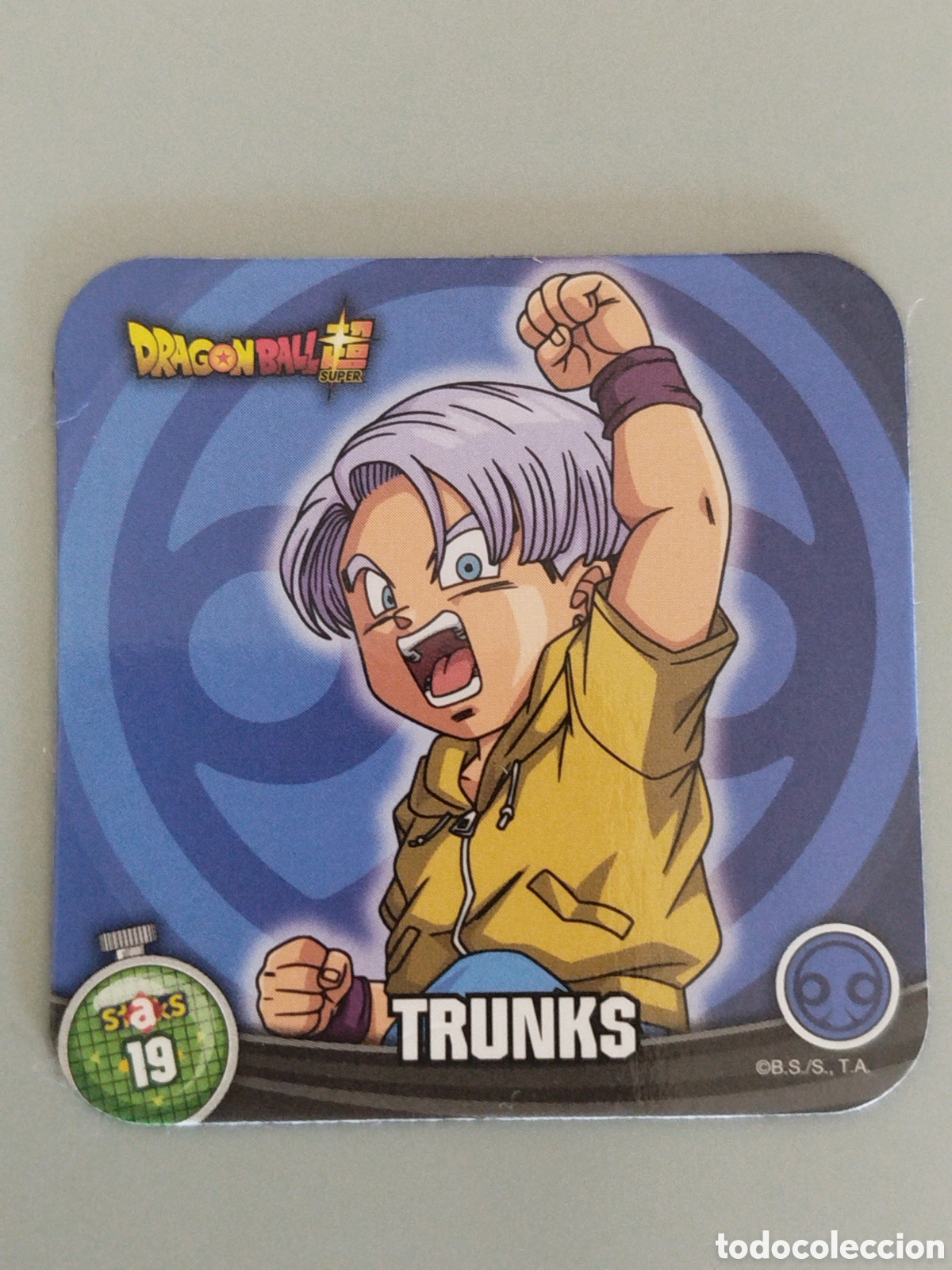 Coleccionismo Cromos antiguos: STAKS DRAGON STAKS DRAGON BALL Z - TRUNKS - N&ordm; 019 / 19 - PANINI - IMAN (N7B1)