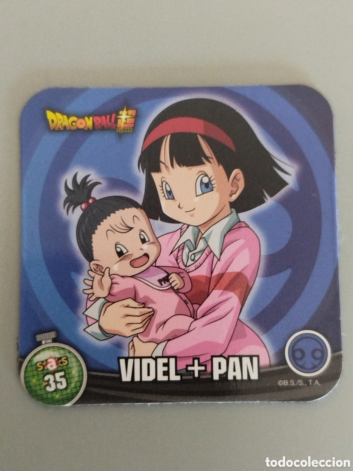 Coleccionismo Cromos antiguos: STAKS DRAGON STAKS DRAGON BALL Z - VIDEL + PAN - N&ordm; 035 / 35 - PANINI - IMAN (N7B1)