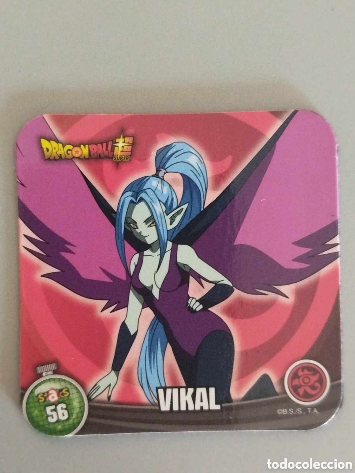Coleccionismo Cromos antiguos: STAKS DRAGON STAKS DRAGON BALL Z - VIKAL - N&ordm; 056 / 56 - PANINI - IMAN (N7B1)