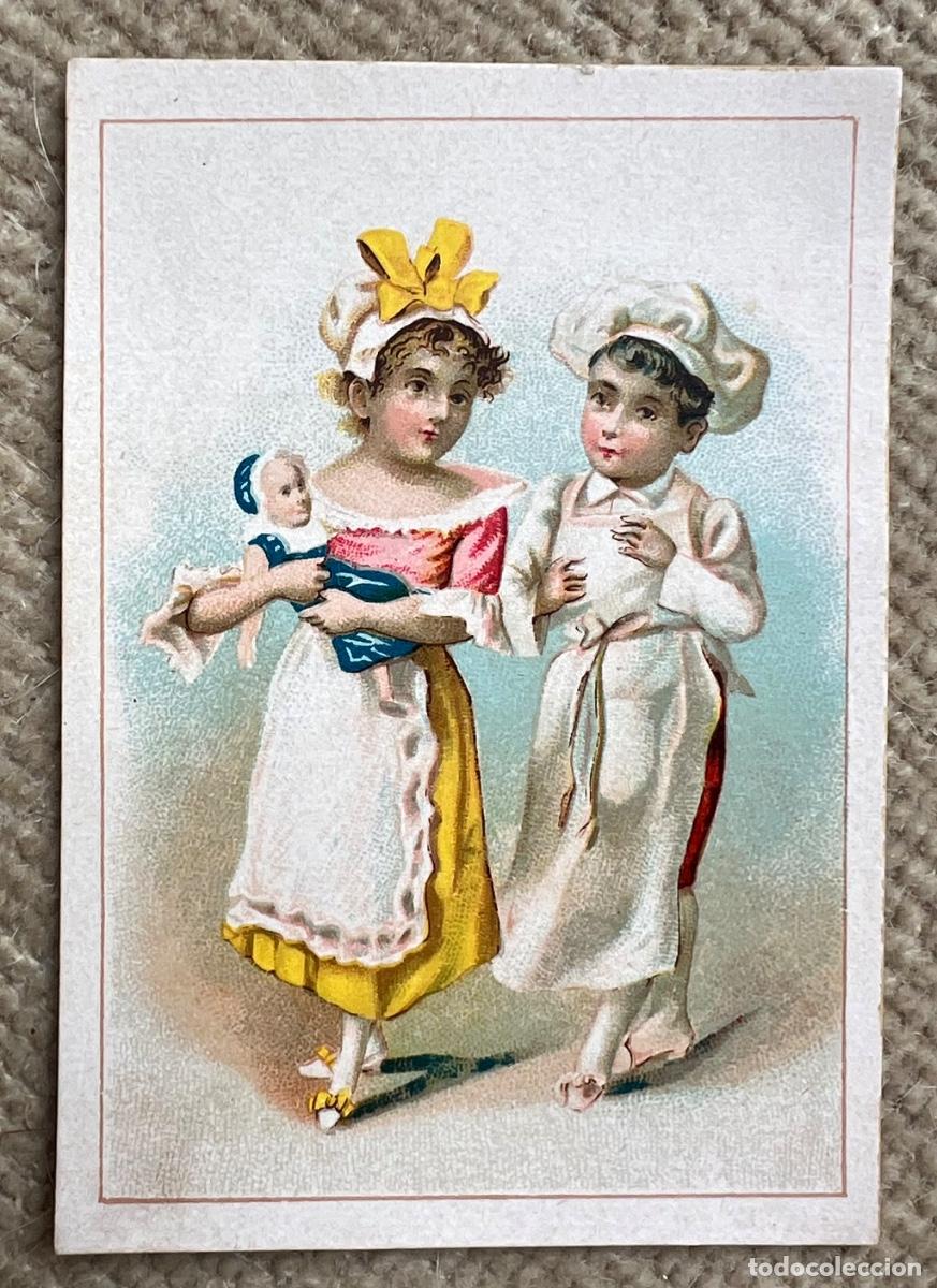Coleccionismo Cromos antiguos: Antiguo cromo de Chocolates Manuel Rivero -Santander