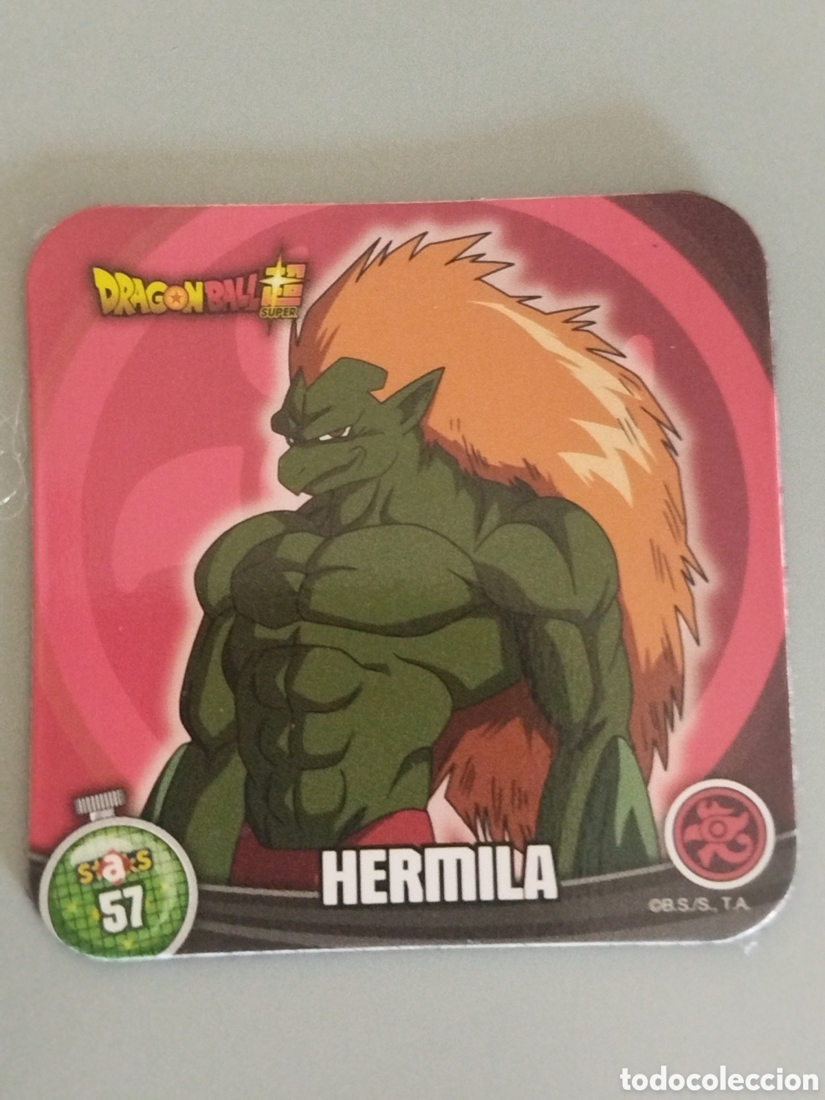 Coleccionismo Cromos antiguos: STAKS DRAGON STAKS DRAGON BALL Z - HERMILA - N&ordm; 057 / 57 - PANINI - IMAN (N7B1)