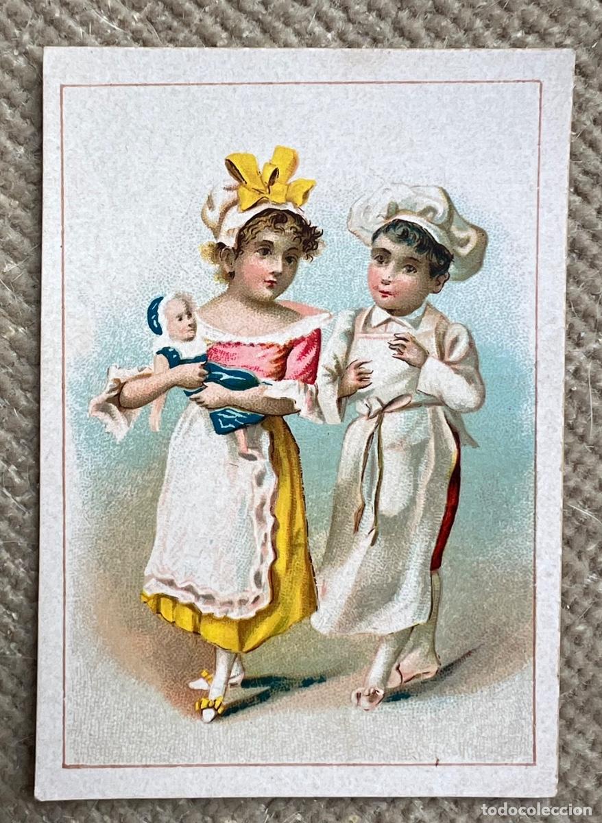 Coleccionismo Cromos antiguos: Antiguo cromo de Chocolates Manuel Rivero -Santander