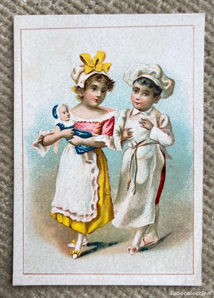 Coleccionismo Cromos antiguos: Antiguo cromo de Chocolates Manuel Rivero -Santander
