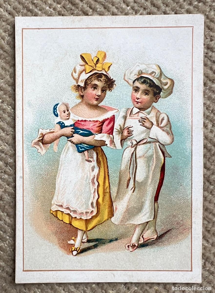 Coleccionismo Cromos antiguos: Antiguo cromo de Chocolates Manuel Rivero -Santander