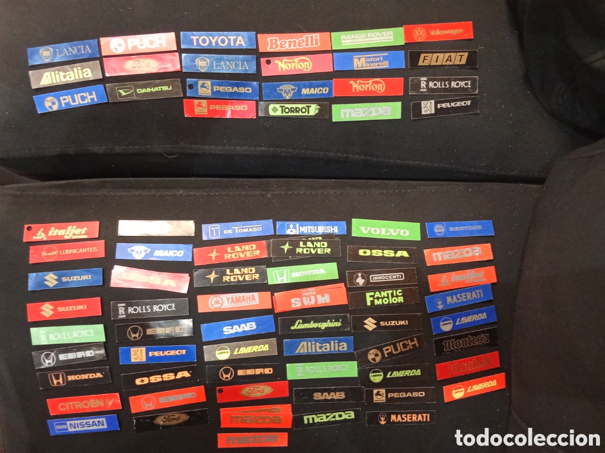 Coleccionismo Cromos antiguos: Lote Cromos Marcas de Coche